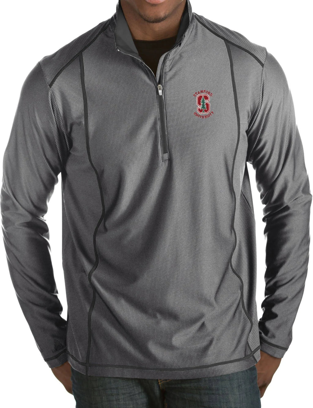 Grey Half-Zip Pullover M215538