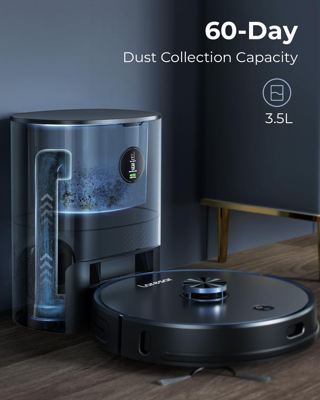 3 in 1 Robot Vacuum and Mop Combo with Self Emptying Station R413