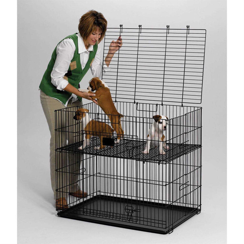Puppy Playpen with Plastic and Floor Grid F701