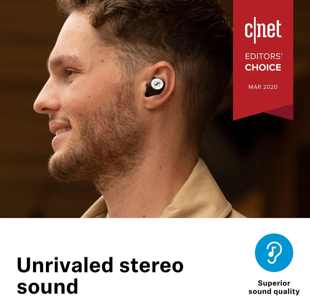 White Bluetooth Earbuds with Active Noise Cancellation Z966