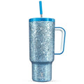 40oz Insulated Stainless Steel Tumbler with Handle and Straw E252653