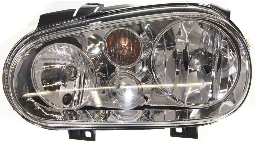Headlight for 1999-2002 Volkswagen Cabrio Driver and Passenger Side w/Bulbs H235