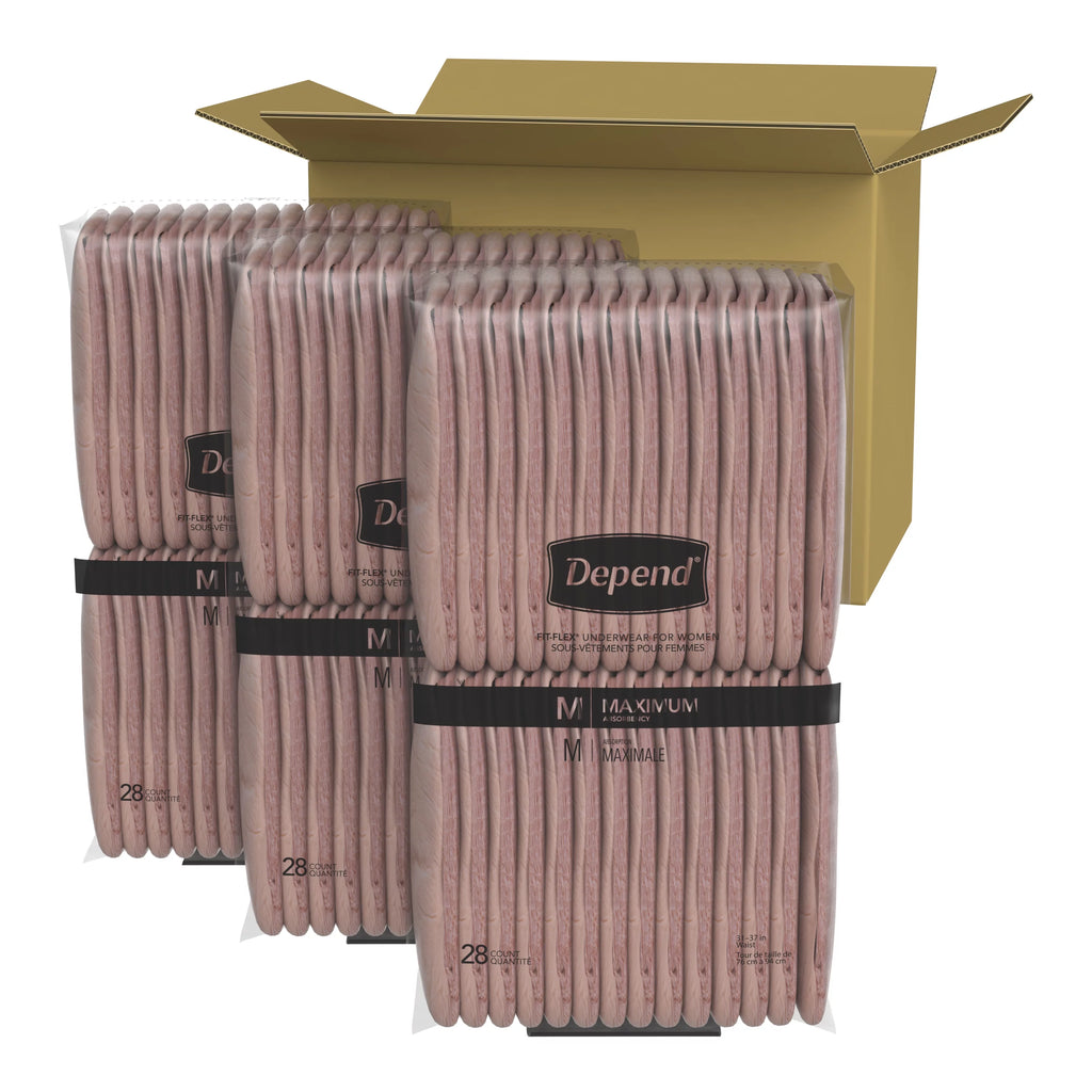 Incontinence Underwear for Women Maximum Absorbency M Blush 84 Count S60109