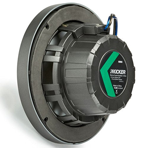 6.5-Inch Marine Coaxial Speakers with 3/4-Inch Tweeters, 4-Ohm R760089