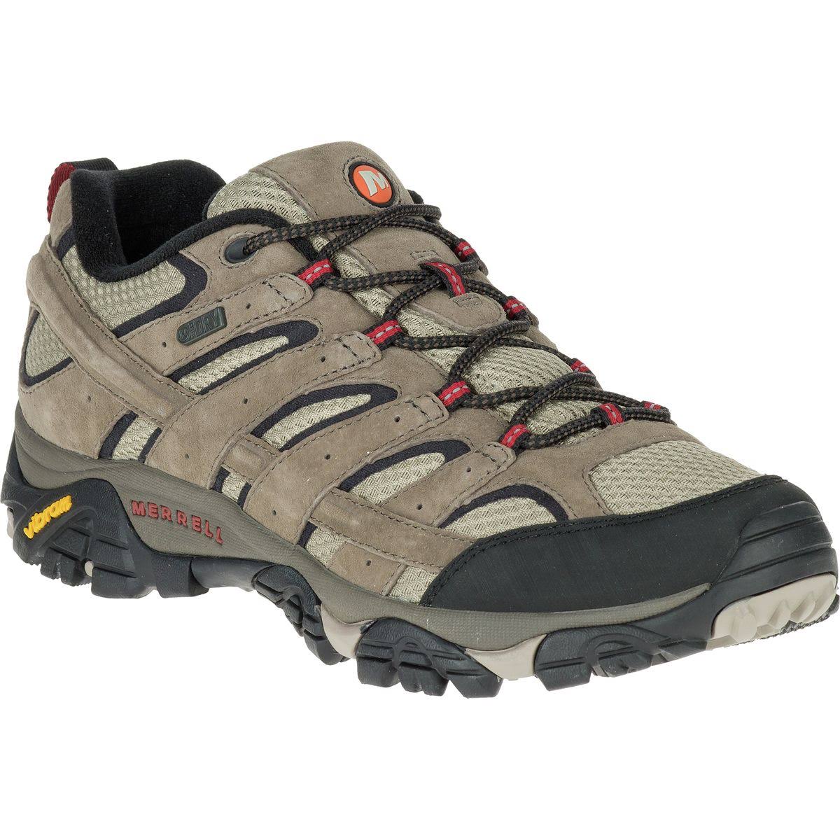 Men's Moab 2 Waterproof Bark Brown Hiking Shoes U7212