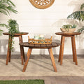 3-Piece Round Patio Table Set I314