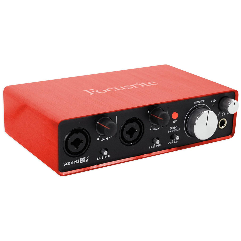 USB Audio Interface with Microphone, Headphones, stand clip Y307263