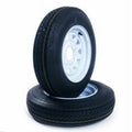 2PCS 5.30-12 Bias Trailer Tires with White Rim N273376