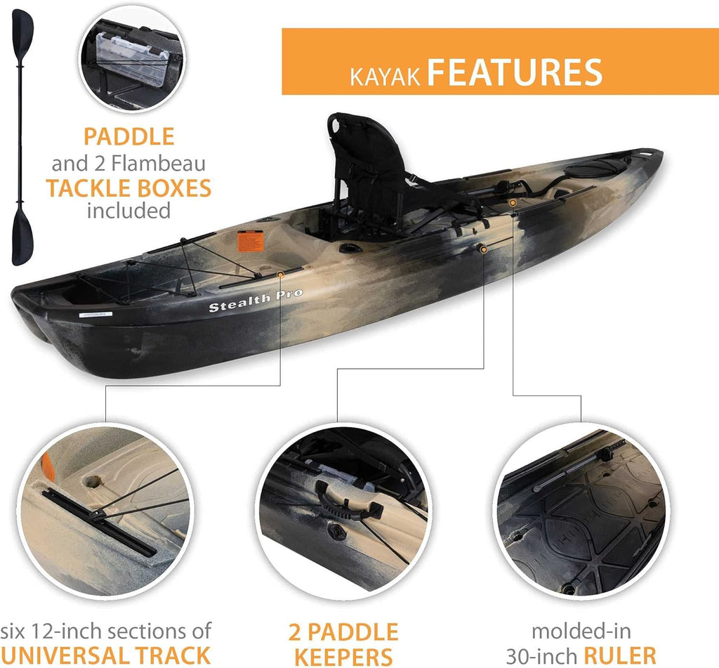 Stealth Pro Angler 118 Fishing Kayak Q7673