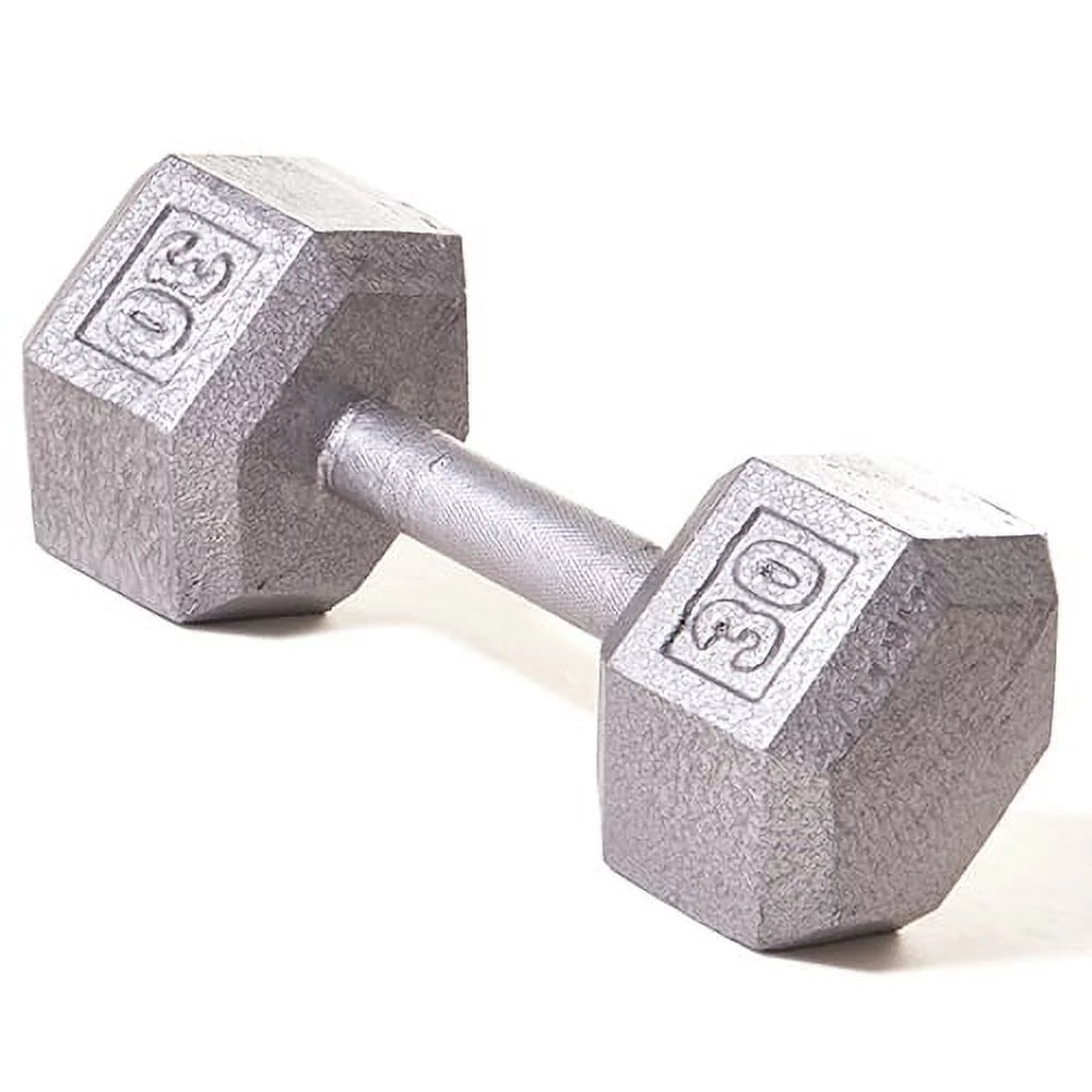 Solid Cast-Iron Hex Dumbbell T747