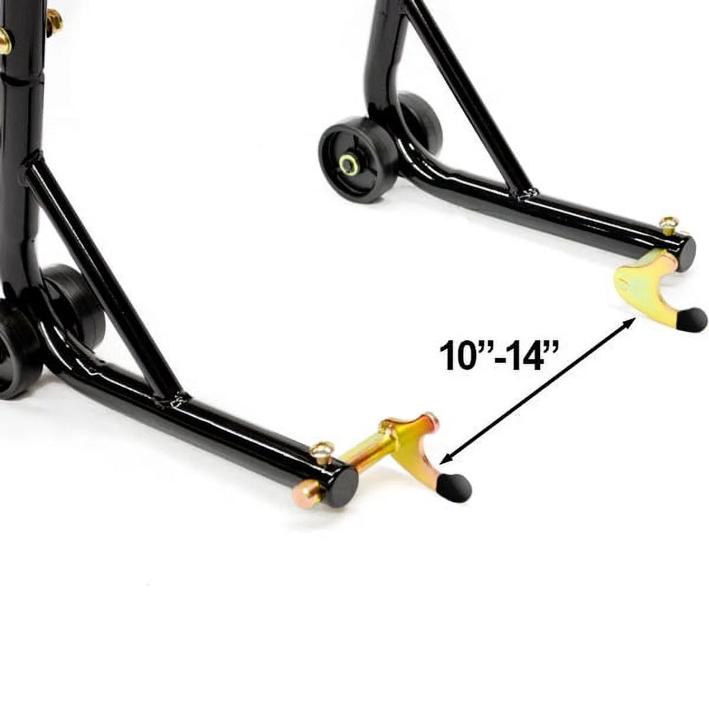 Motorcycle Rear Swingarm Lift Stand with Spools Z359