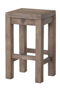 Distressed Light Brown Solid Wood Counter Stool G4520