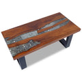 Teak Resin Coffee Table 39.4"x19.7" G316052