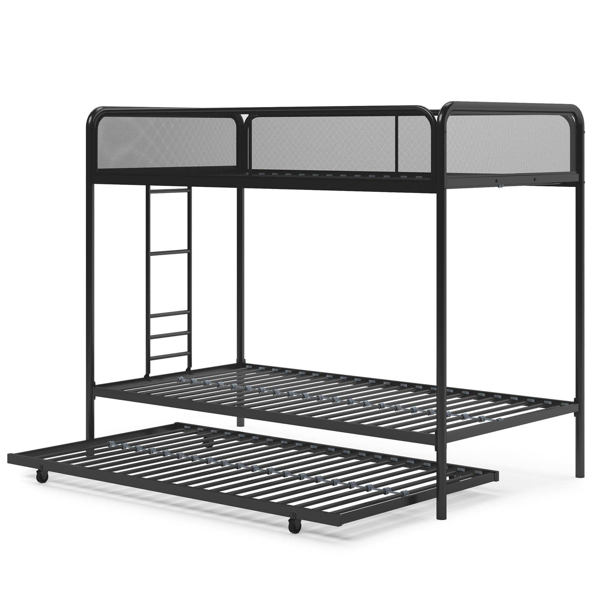 Black Triple Twin Bunk Bed J129