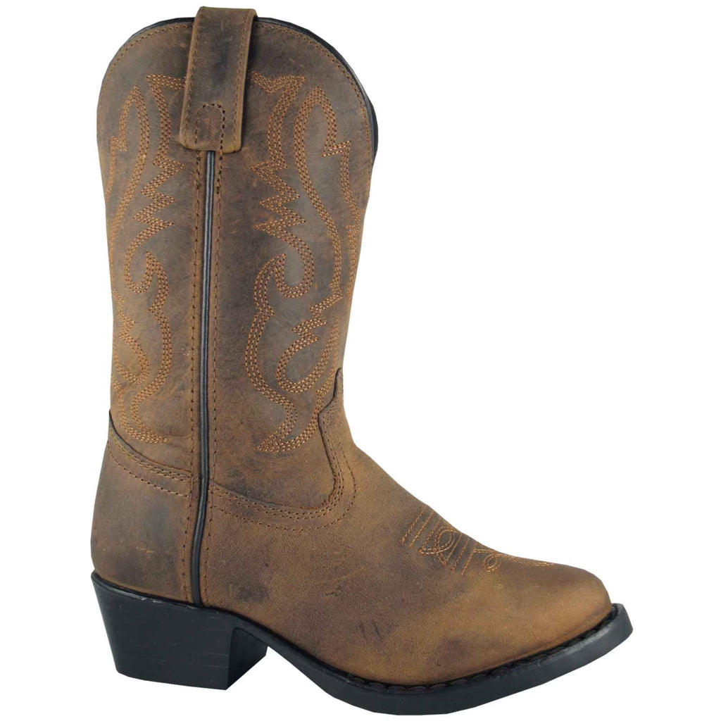 Denver Brown Oiled Leather Western Boots S604301