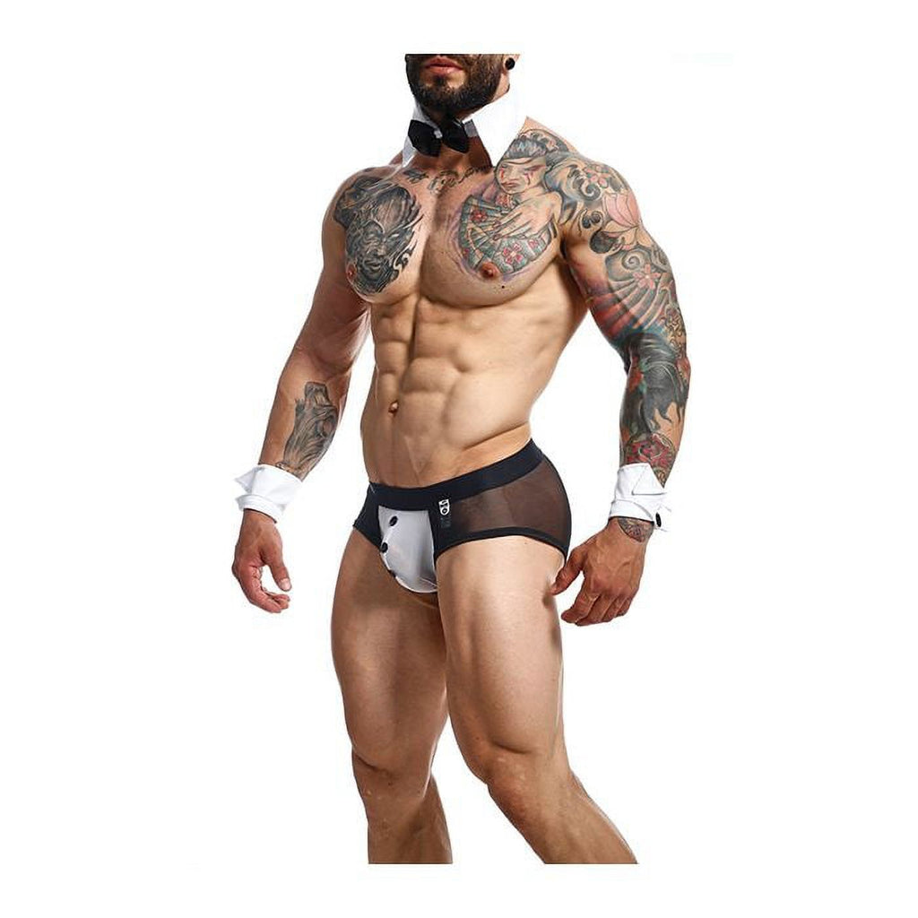 Black/White Sm Bow Tie Brief T360