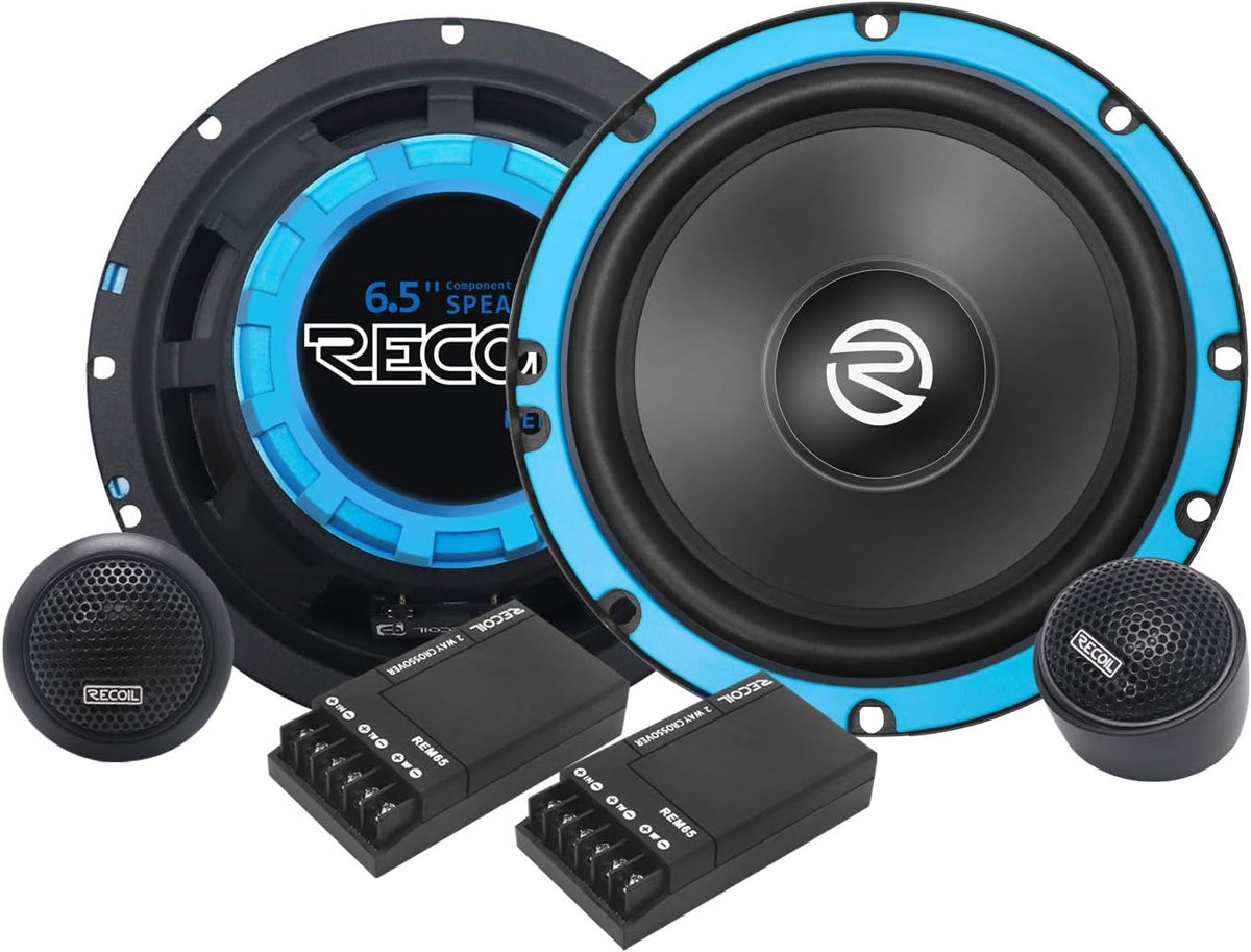 6.5-Inch Car Audio Component Speaker System Pack of 2 M7440