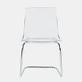 Clear Acrylic Dining Chair Set of 2 E401144