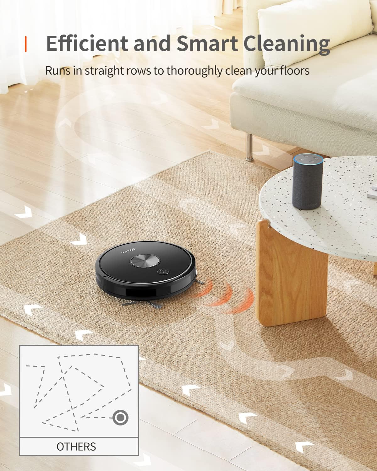Robot Vacuum and Mop Combo, 3000Pa Suction Q546