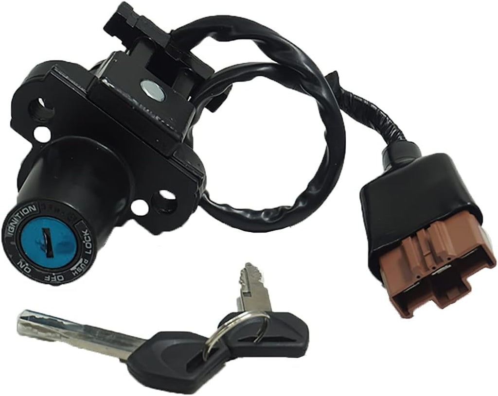 Ignition Switch Fuel Gas Cap Cover Seat Lock Key Set for Honda CRF250L 2013-2021, Pack of 2 R3863