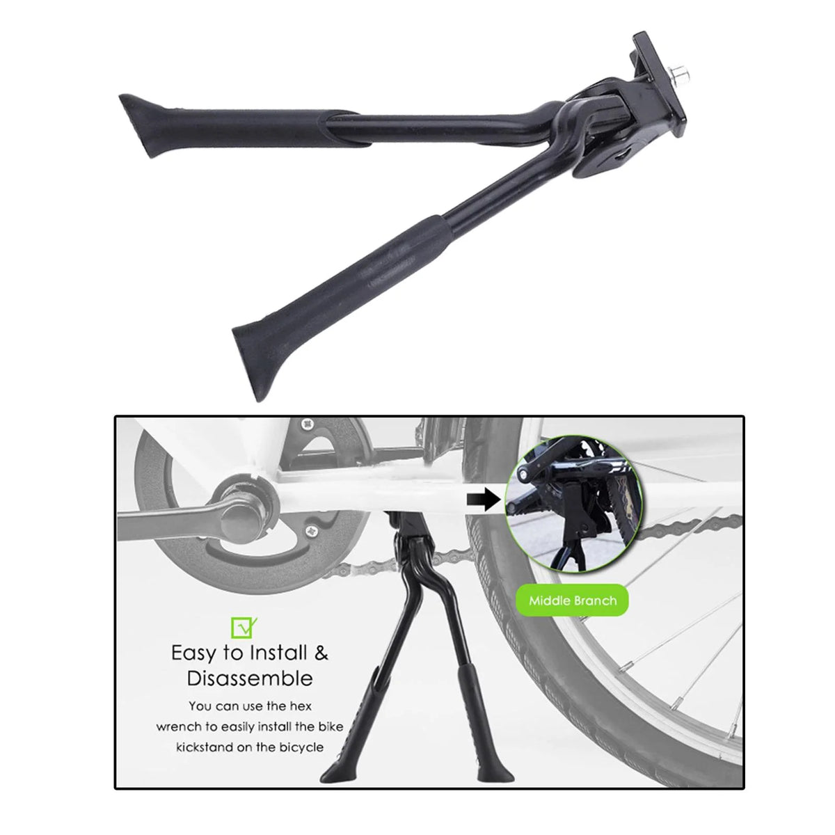 Double Leg Bike Kickstand O35963