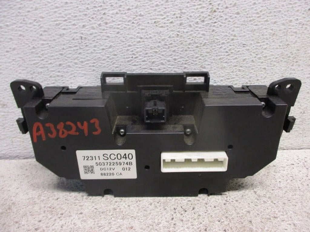 2009 Subaru Forester Heat A/C Temperature Control Unit S645