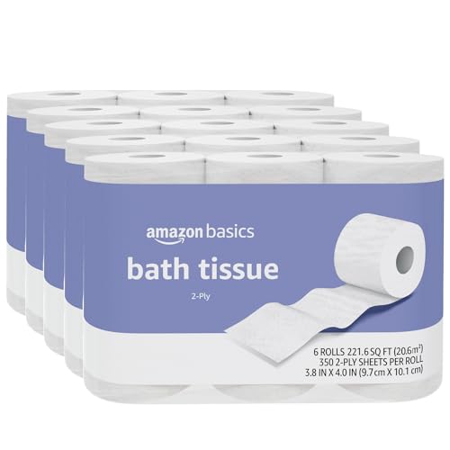 2-Ply Unscented Toilet Paper, 30 Rolls Q402449