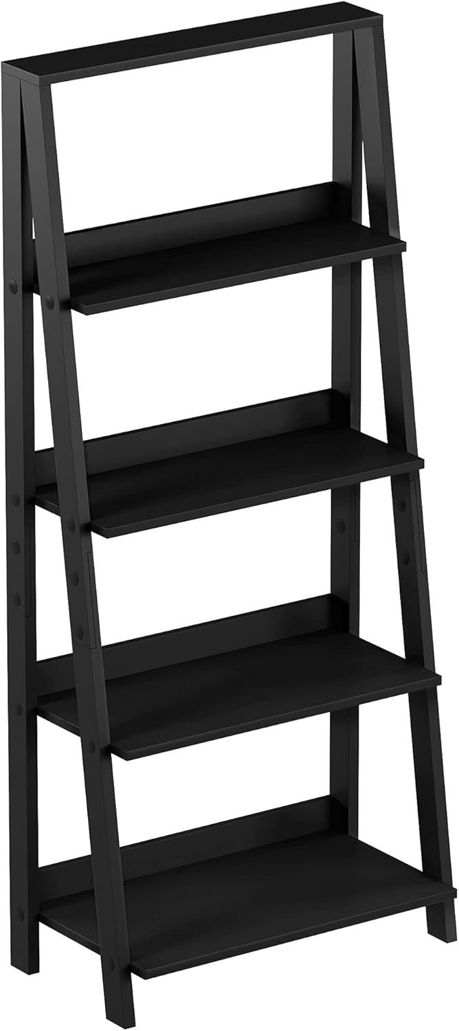 4 Tier Wooden Ladder Bookshelf F54251