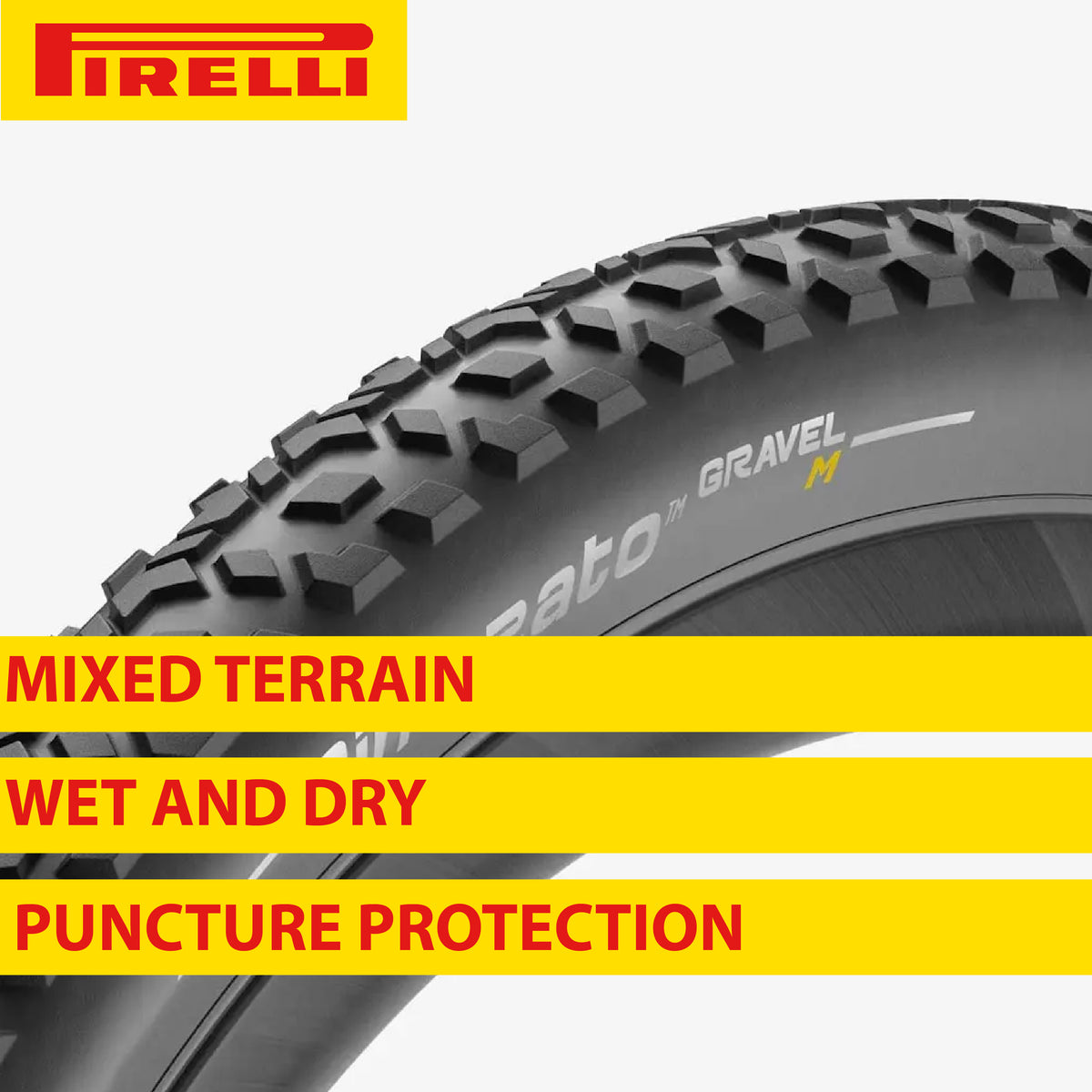 Gravel Bicycle Tire with SmarTUBE Presta 60mm I845