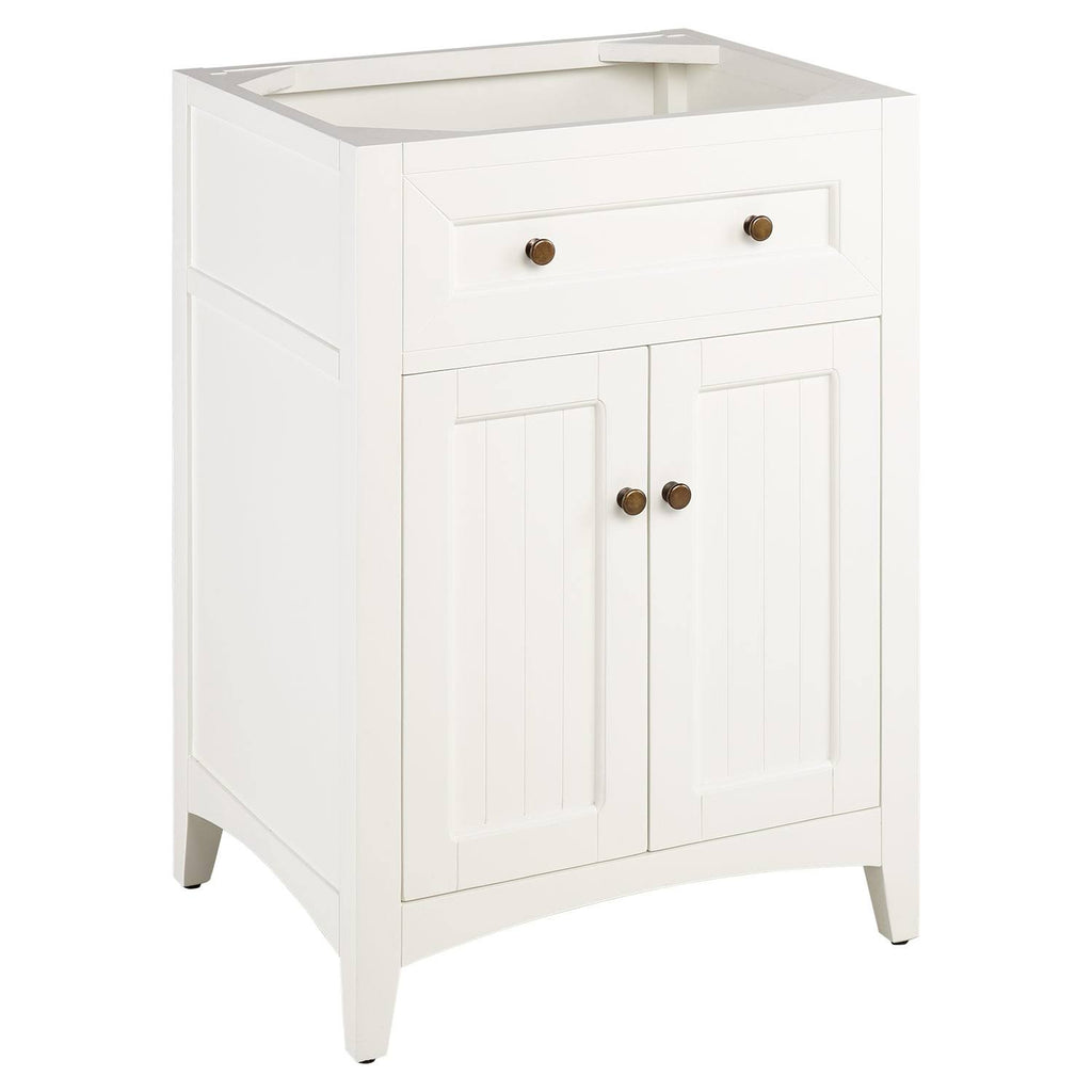 White Wood Vanity Cabinet R214761