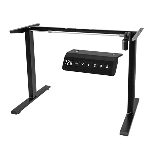 Black Height Adjustable Electric Standing Desk Frame X932972
