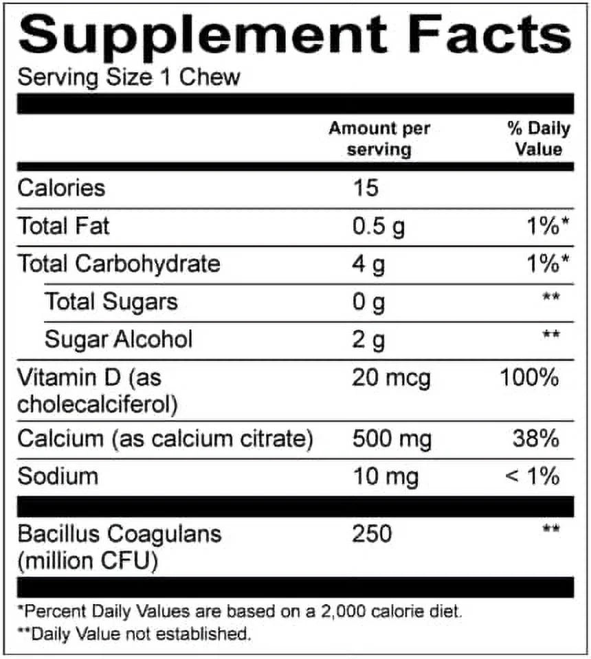 Bariatric Multivitamin Capsules 3-Month Supply with Calcium Citrate Soft Chews R7649