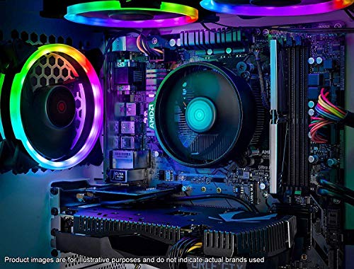White Gaming Computer PC Desktop with Ryzen 5 3600, GTX 1650 Super 4G, 500GB SSD, 16GB DDR4 S797682