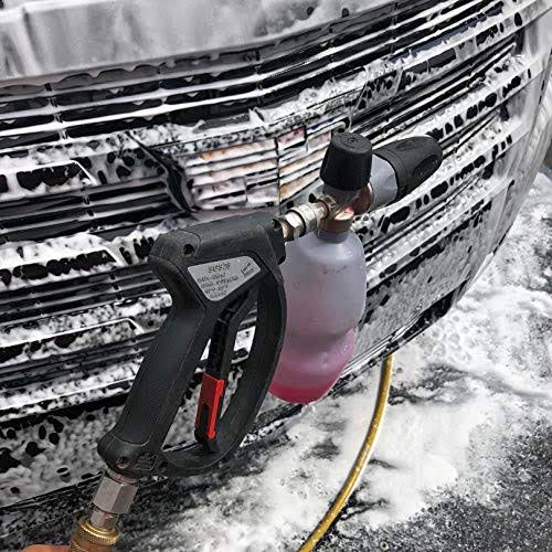 Black Spray Gun with SS QC Fittings A29682