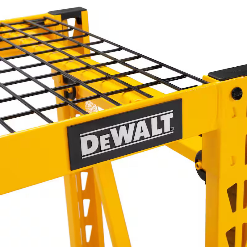 Yellow 3-Tier Wire Steel Shelving Unit E19123