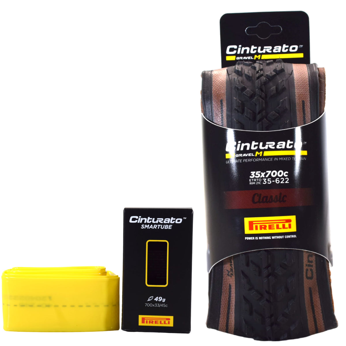 Gravel Bicycle Tire with SmarTUBE Presta 60mm I845