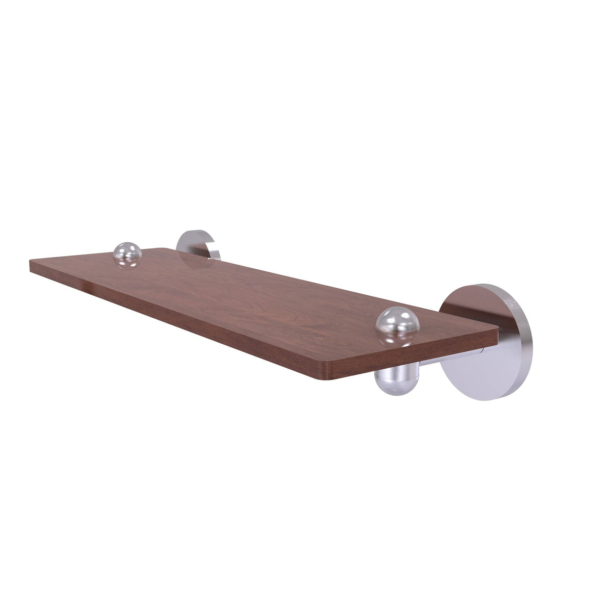 Matte White Solid Ironwood Shelf Q686244