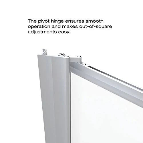 Clear Glass Shower Door Brushed Nickel Finish C473513