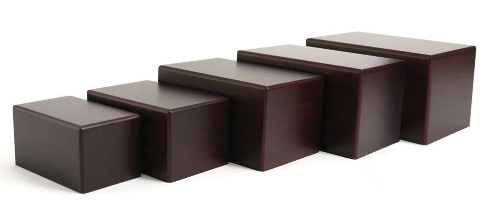 Cherry Finish MDF Wood Cremation Urn L521515