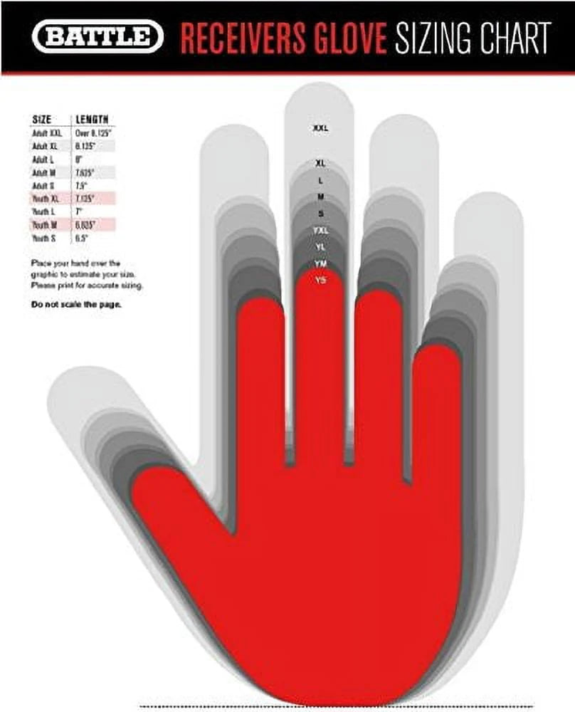 Red/White Ultra-Stick Football Gloves D41666