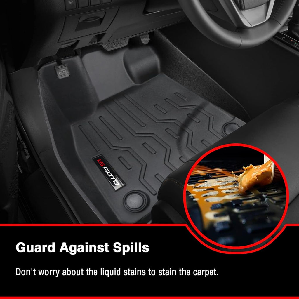 3D Design All Weather Floor Liners for 2021 2022 Ford Bronco Sport 4 Door Black L3765