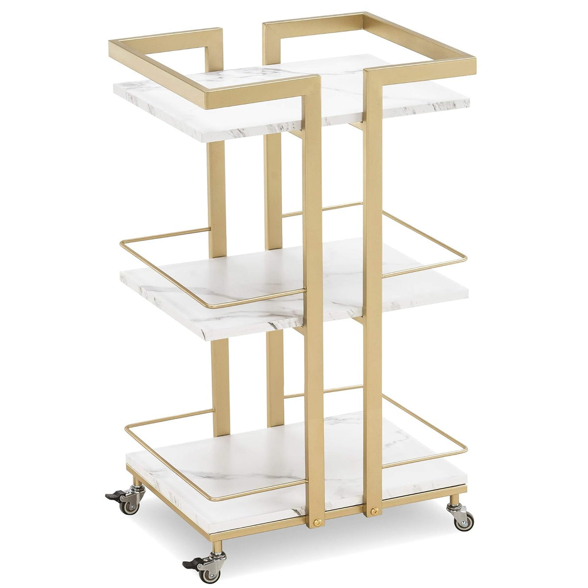 Metal Storage Rolling Cart with Wheels O400