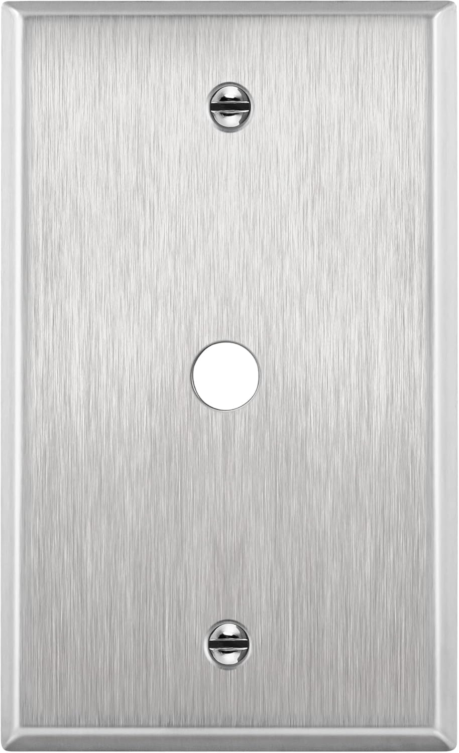 1-Gang Stainless Steel Metal Wall Plate C258