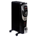3-Setting 1,500-Max 7-Fin Portable Oil-Filled Radiator Heater with Digital Display U6712