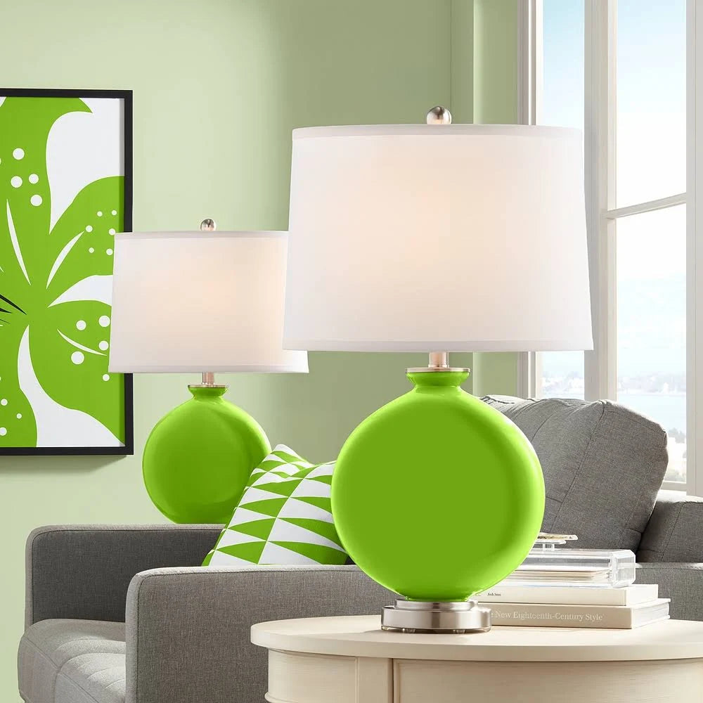 Neon Green Table Lamp Set of 2 O104263