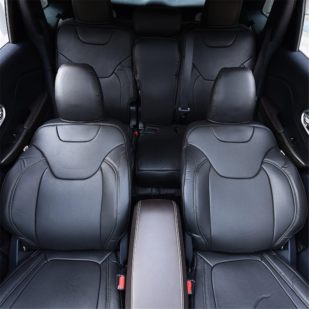 Custom Fit Leather Car Seat Covers Full Set K7338