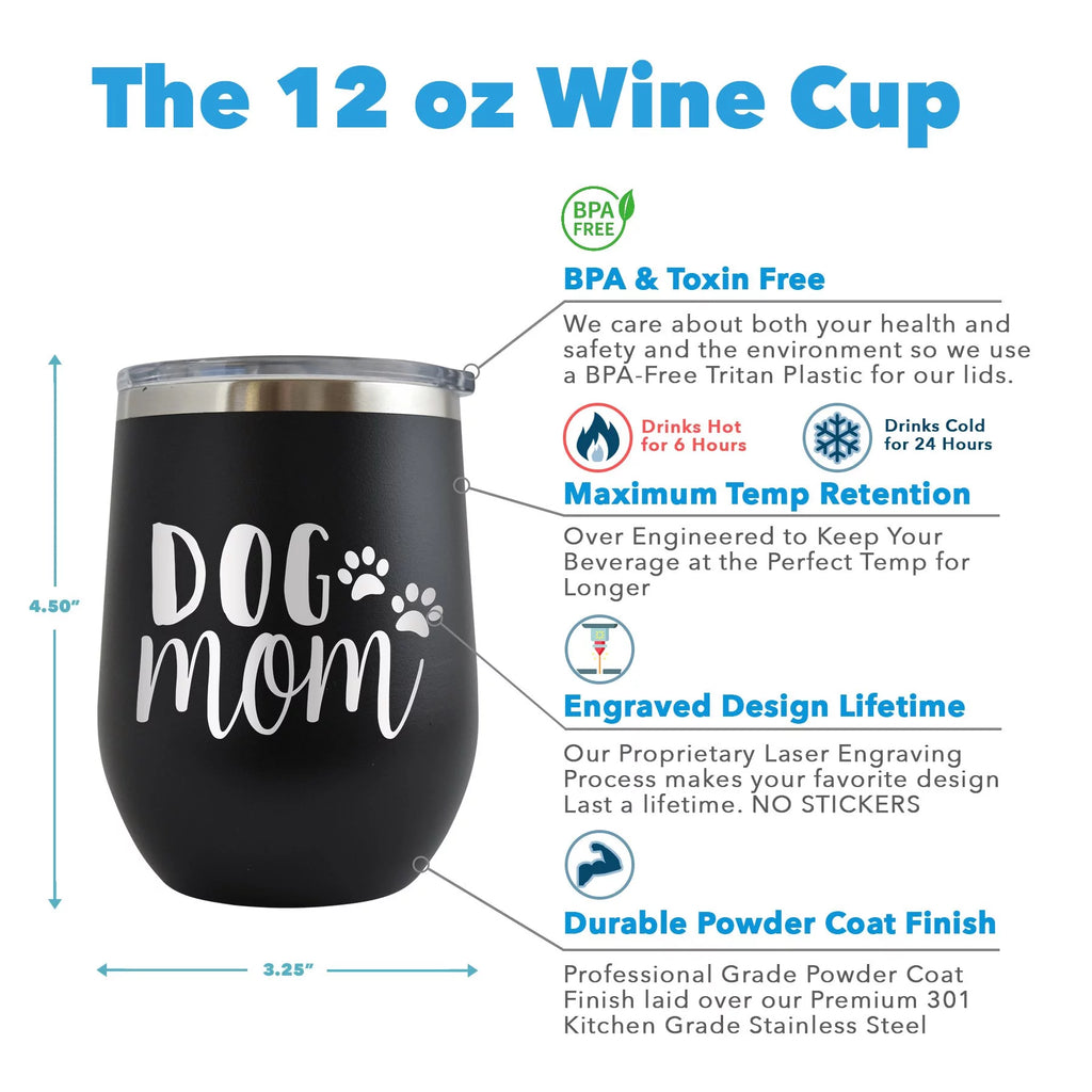 Engraved 12 oz Red Wine Cup Z241686