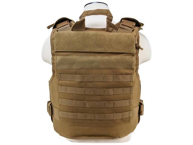 Tan 2XL Ballistic Plate Carrier Vest V6560