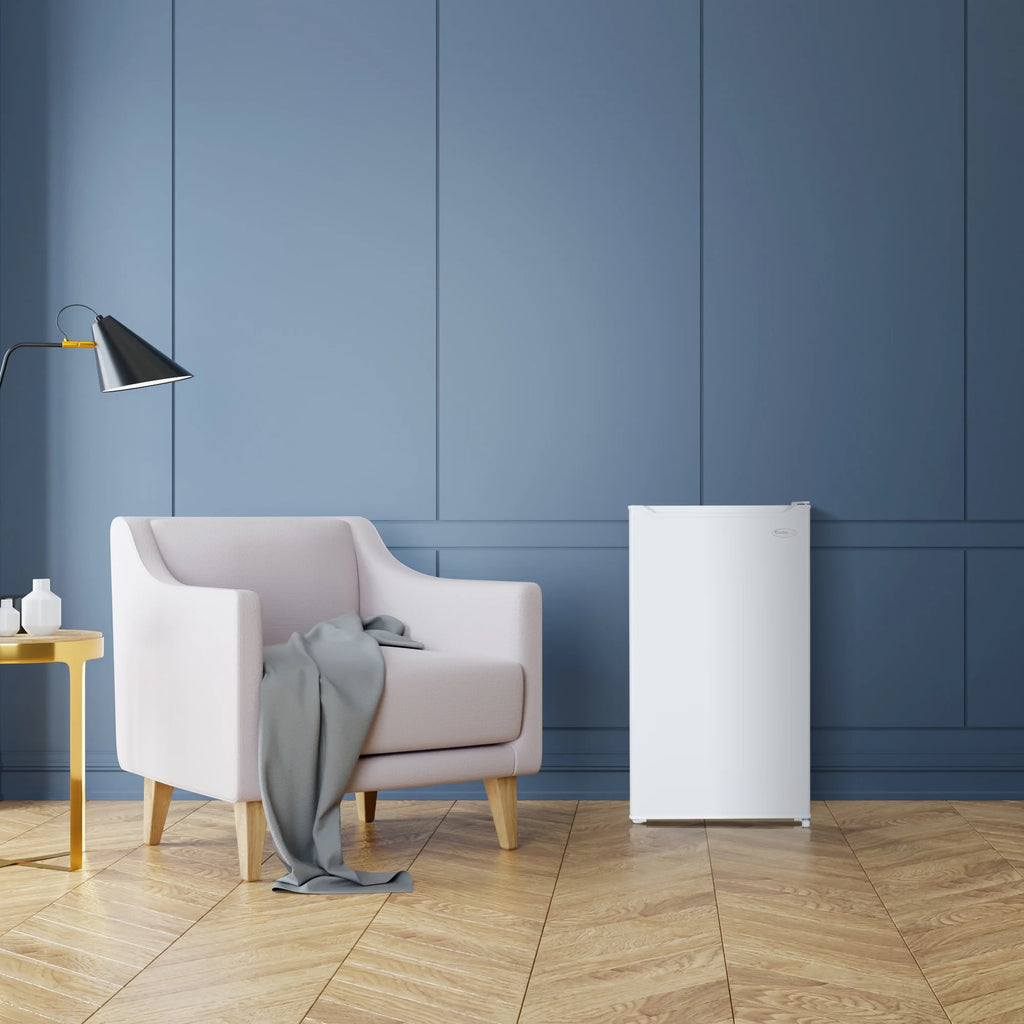 3.3 Cu. ft. Compact Fridge in White C159