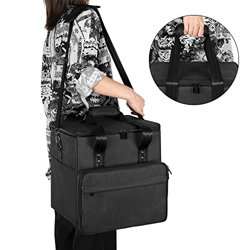 Vinyl Record Carrying Bag with Dividers Holds up to 60 LP Records U895